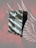 Draped Texas flag horn cover
