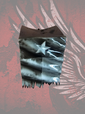 Draped Texas flag horn cover