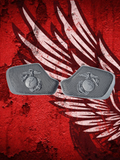 19 to 26+ Indian Chieftain USMC themed inner speaker grills set