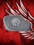 19 to 26+ Indian Chieftain skull warbonnet inner speaker grills set