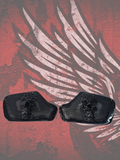 19 to 26+ Indian Chieftain webbed skull inner speaker grills set