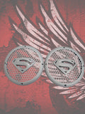 A set of bag Superman theme speakers grill covers