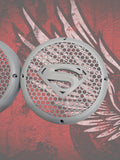 A set of bag Superman theme speakers grill covers