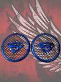 A set of bag Superman theme speakers grill covers