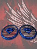 A set of bag Superman theme speakers grill covers