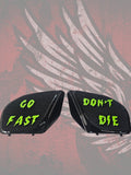 98 to 26+ Road Glide Go Fast Dont Die speakers grill covers sets