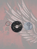 23.5+ Celtic cross themed fuel cap assembly