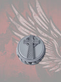 23.5+ Celtic cross themed fuel cap assembly
