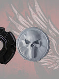 23.5+ Punisher skull themed fuel cap assembly