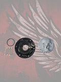 23.5+ ancient skull themed fuel cap assembly