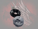 23.5+ ancient skull themed fuel cap assembly