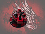 23.5+ Shark Shield themed fuel cap assembly