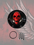 23.5+ screaming skull themed fuel cap assembly