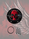 23.5+ ancient skull themed fuel cap assembly