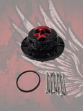 23.5+ ancient skull themed fuel cap assembly