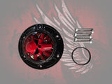 23.5+ Punisher skull themed fuel cap assembly