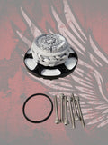 23.5+ Aztec calendar themed fuel cap assembly