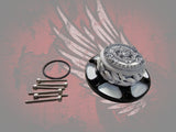 23.5+ Aztec calendar themed fuel cap assembly