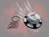 23.5+ ribbon and wings themed fuel cap assembly
