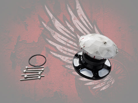 23.5+ Blood Diamond themed fuel cap assembly