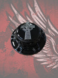 23.5+ Celtic cross themed fuel cap assembly