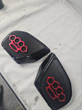 98-2023 Road Glide Innenverkleidung 3D Schlagring Lautsprecher Grill Abdeckungen Set