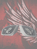 98-2023 Road Glide Innenverkleidung 3D Eagle Lautsprecher Grillabdeckungen Set