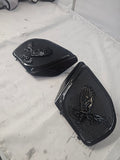 98-2023 Road Glide Innenverkleidung 3D Eagle Lautsprecher Grillabdeckungen Set