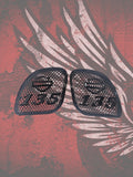 98 to 2024+ Road Glide 3D motor size speakers grill covers set