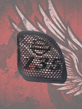 98 to 2024+ Road Glide 3D motor size speakers grill covers set