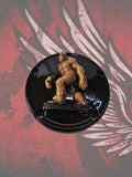3D Bigfoot  themed derby cover