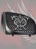 98 to 2024+ Road Glide 3D Viking shield speakers grill covers set