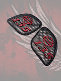 98 to 2024+ Road Glide 3D motor size speakers grill covers set
