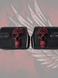 19 to 26+ Indian Chieftain webbed skull inner speaker grills set
