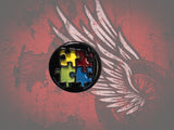 3D autism awareness fuel cap