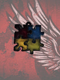 3D Autism awareness horn cover