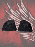 19 to 25+ Indian Challenger warrior themed inner speaker grills set
