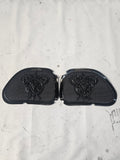 98 to 2024+ Road Glide 3D Viking shield speakers grill covers set