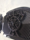 98 to 2024+ Road Glide 3D Viking shield speakers grill covers set