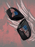 98-2024+ Road Glide 3D tattered flag speakers grill covers set