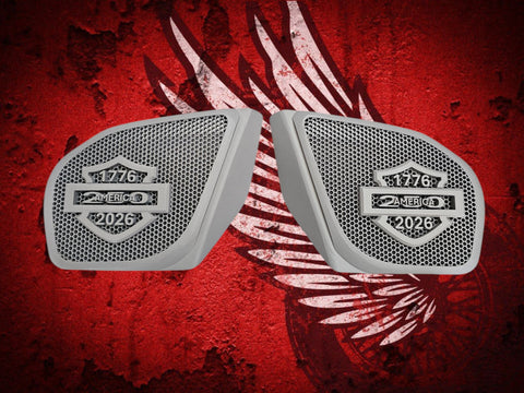 2024+ Road Glide 250 Anniversary speakers grill covers sets