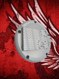 3D embossed tattered American flag