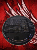 3D embossed tattered American flag