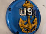 USN Harley derby cover