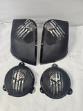 14-24 Harley Davidson bag lid Speaker Grill Cover punisher