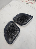 98 to 2027+ Road Glide 3D bulldog speakers grill covers set