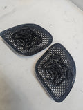 98 to 2027+ Road Glide 3D bulldog speakers grill covers set