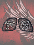 98 to 2027+ Road Glide 3D bulldog speakers grill covers set