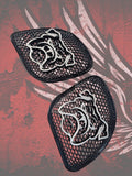 98 to 2027+ Road Glide 3D bulldog speakers grill covers set