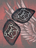 98 to 2027+ Road Glide 3D bulldog speakers grill covers set